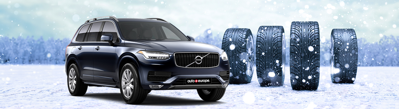 Aluguer de carros com pneus de inverno incluídos