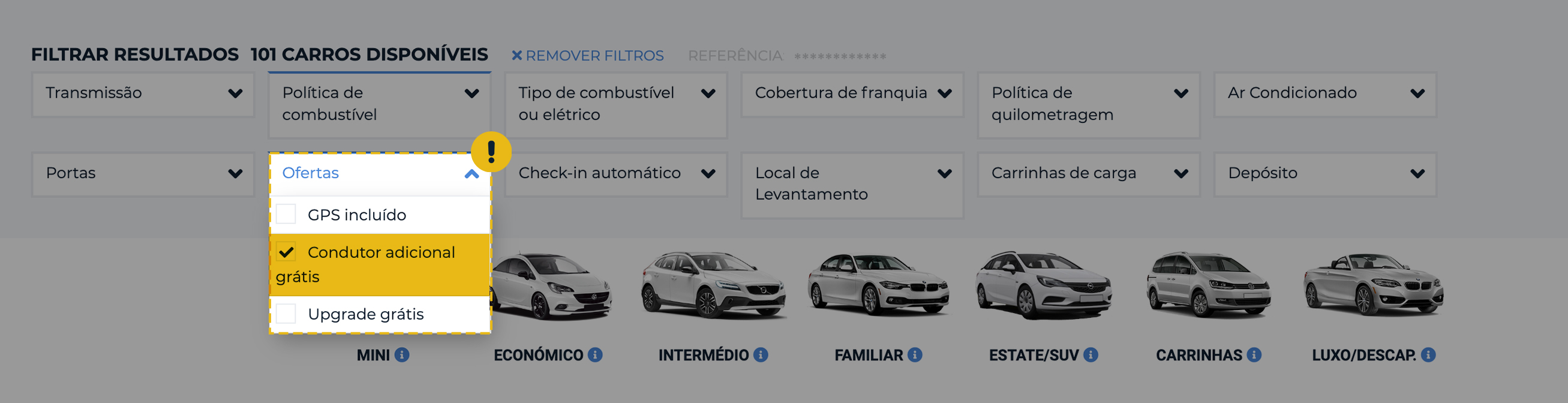 Condutor Adicional Grátis