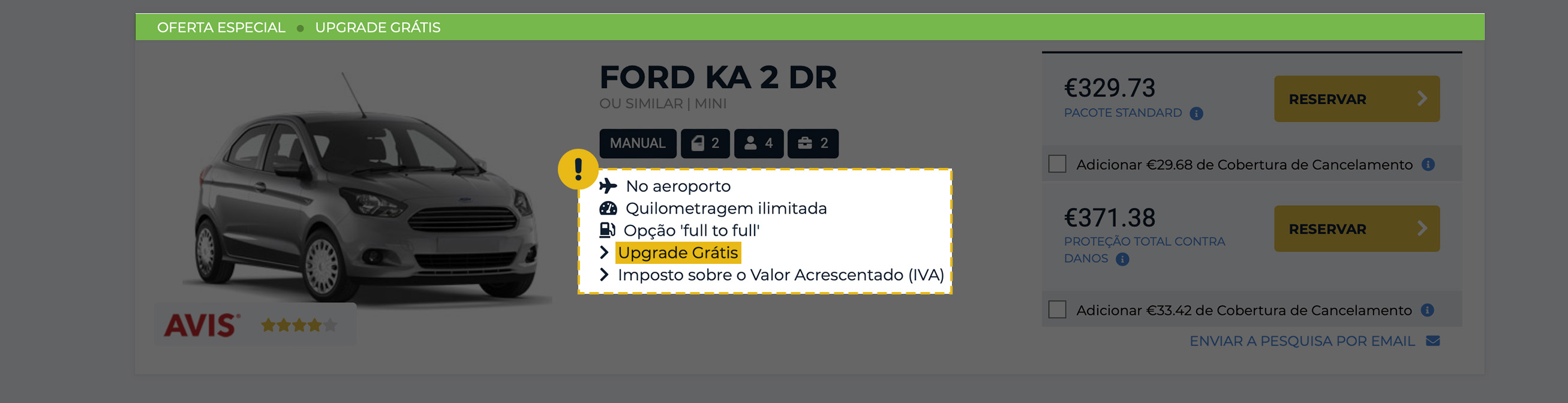 Upgrades grátis
