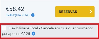 Como juntar o Programa de Reembolso do Cancelamento Totalmente Flexível a uma reserva