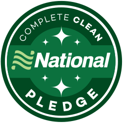 Protocolo de limpeza Complete Clean Pledge com a National